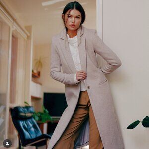 Bec + Bridge | Hailey Coat in Oatmeal - US Size 2